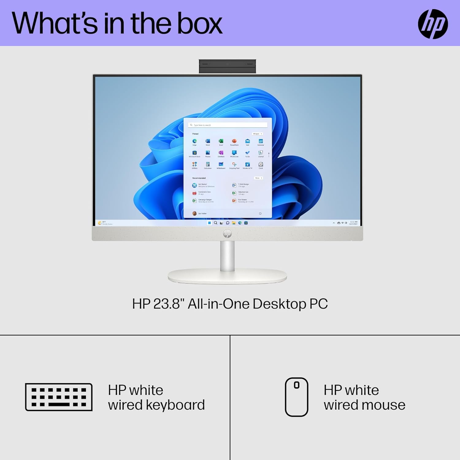 Amazon.com: HEWLETT PACKARD HP 23.8 inch All-in-One Desktop PC